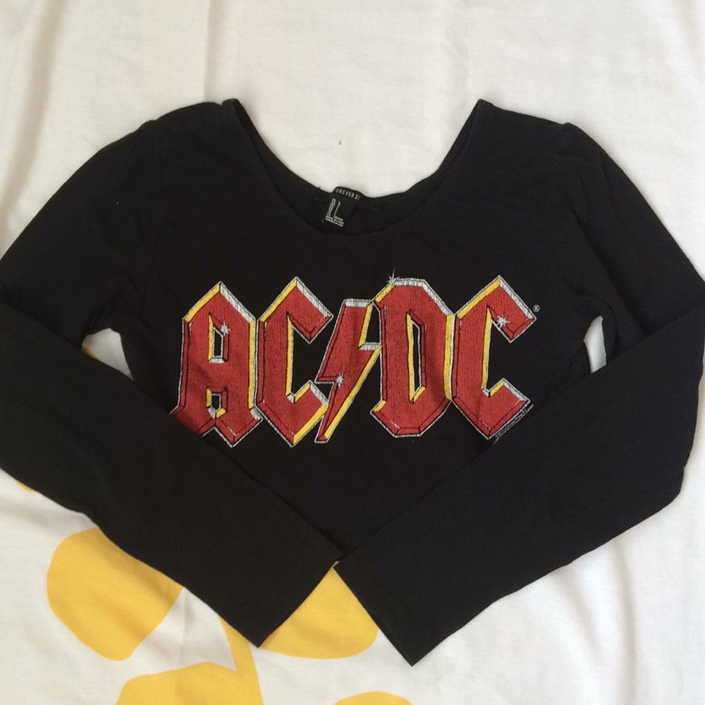 AC/DC Crop Top